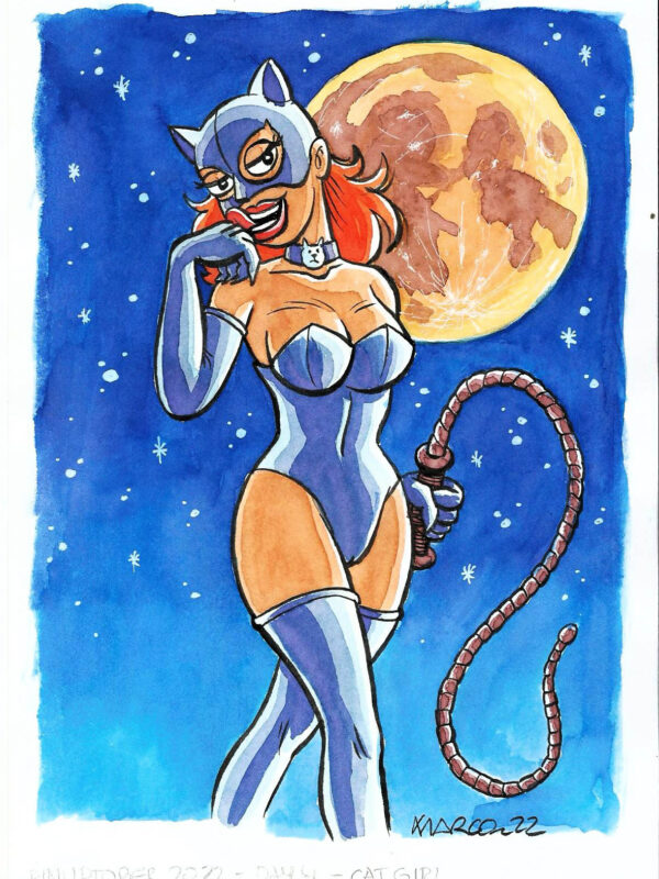 Marco - Origin of Comics - Cat girl