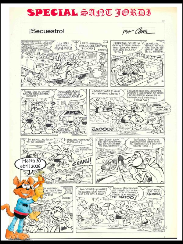 Sant Jordi - secuestro - Cera