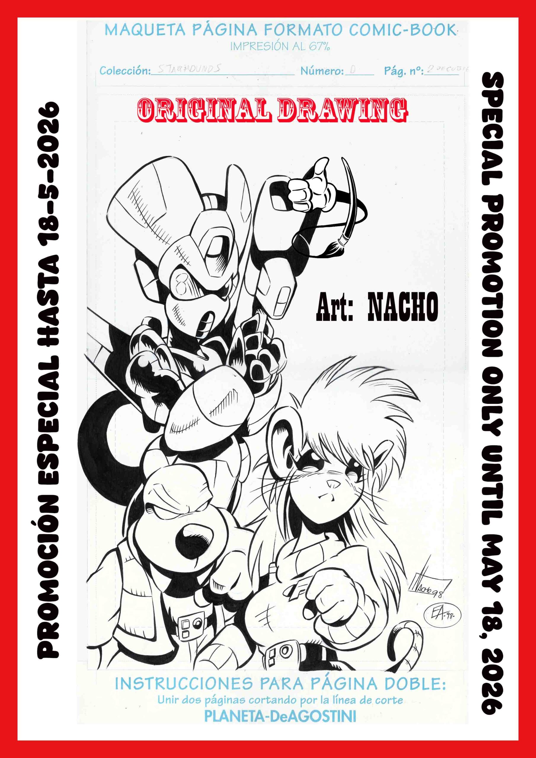 Special Barcelona Cómic 44 / Special price: Portadilla Star Hound + cómic - Nacho