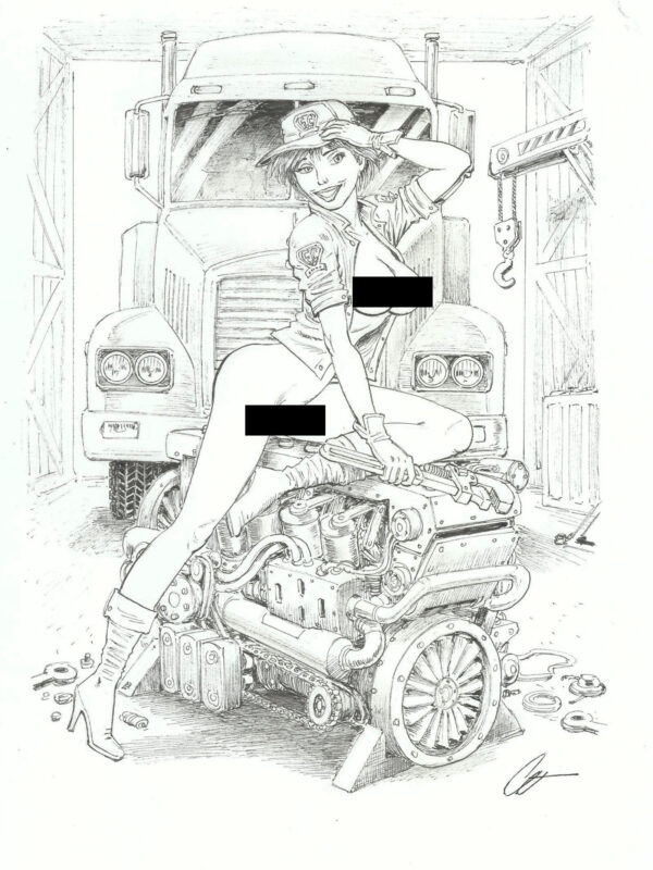 Origin of Comics - Mecanica - Erotic