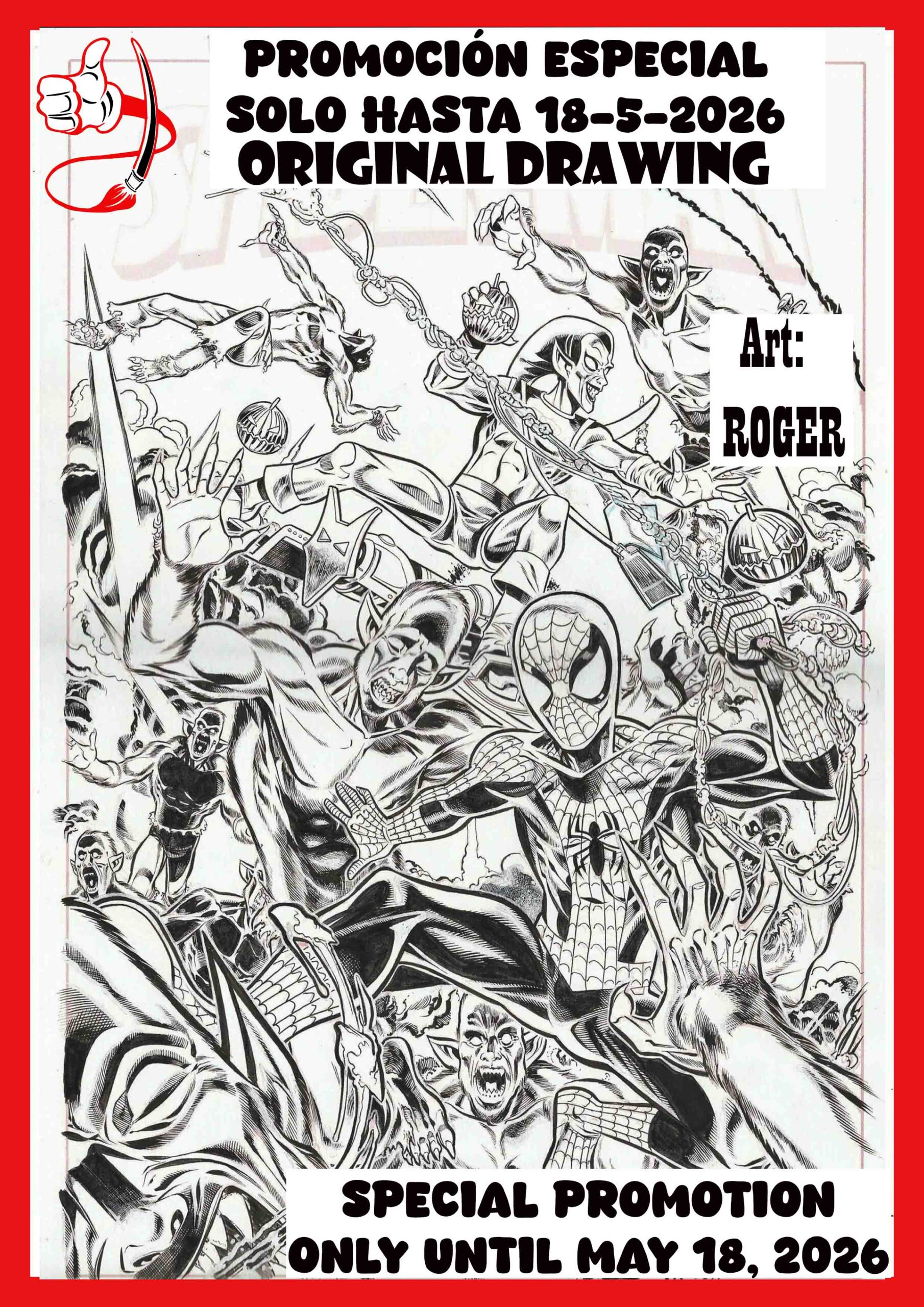 Roger - Origin of Comics - Spiderman