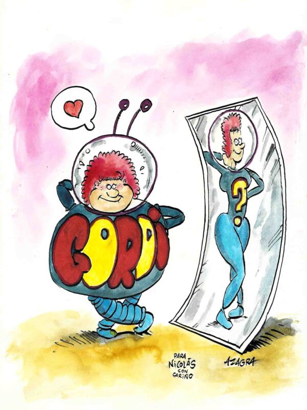 Azagra - Origin of Comics - La Gorda de las Galaxias
