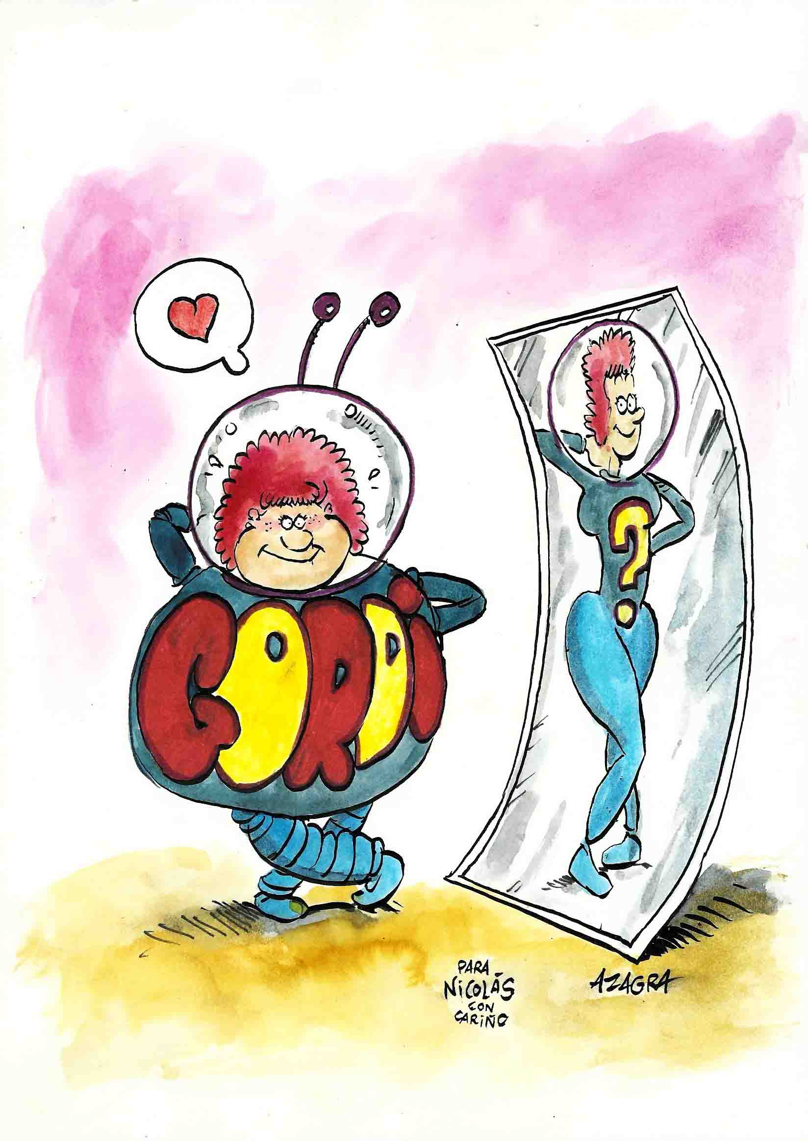 Azagra - Origin of Comics - La Gorda de las Galaxias