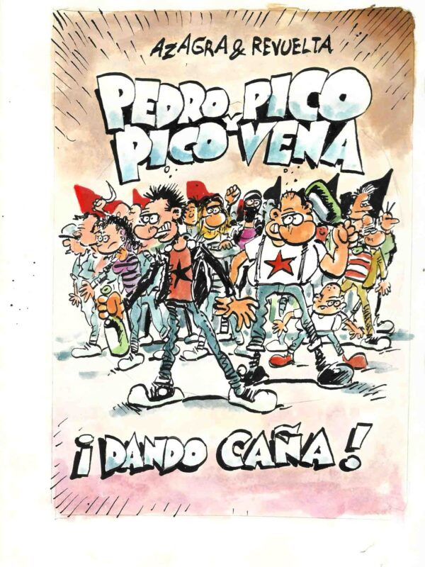 Azagra - Origin of Comics - Pedro Pico y Pico Vena dando caña