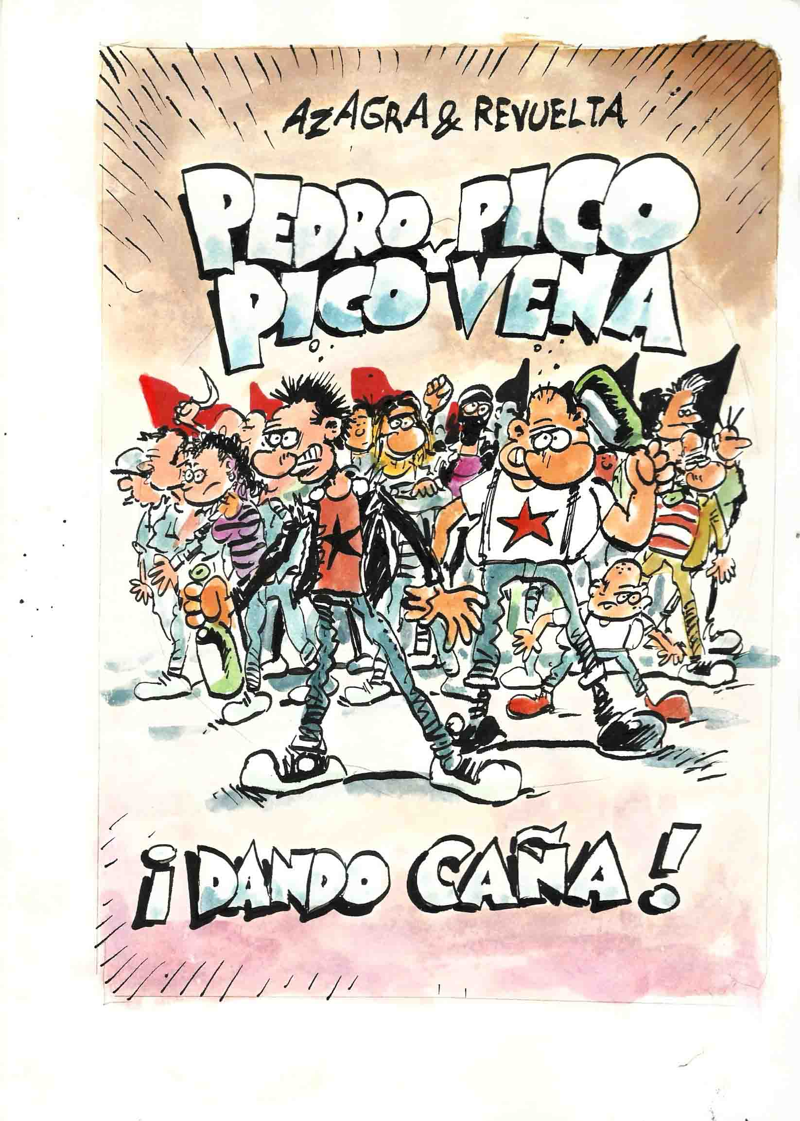 Azagra - Origin of Comics - Pedro Pico y Pico Vena dando caña