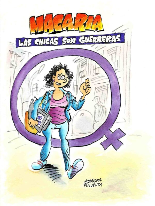 Azagra - Origin of Comics - Macaría las chicas son guerreras
