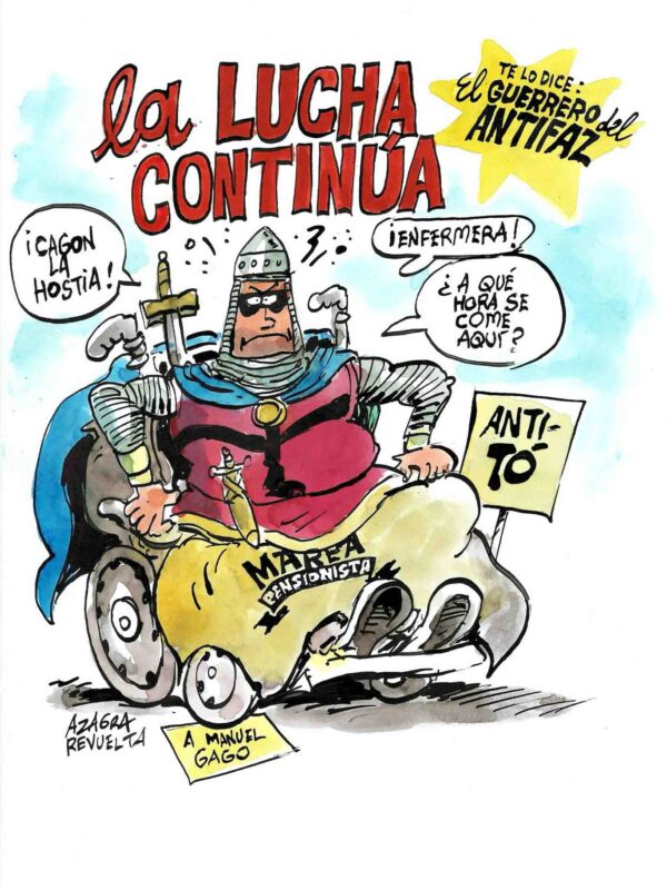 Azagra - Origin of Comics - El Guerrero del Antifaz