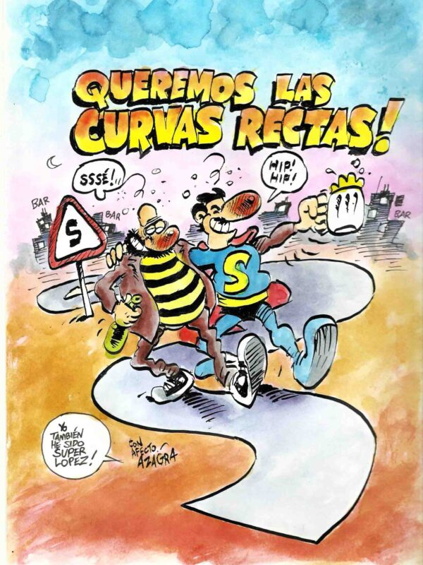 Azagra - Origin of Comics - Superlópez