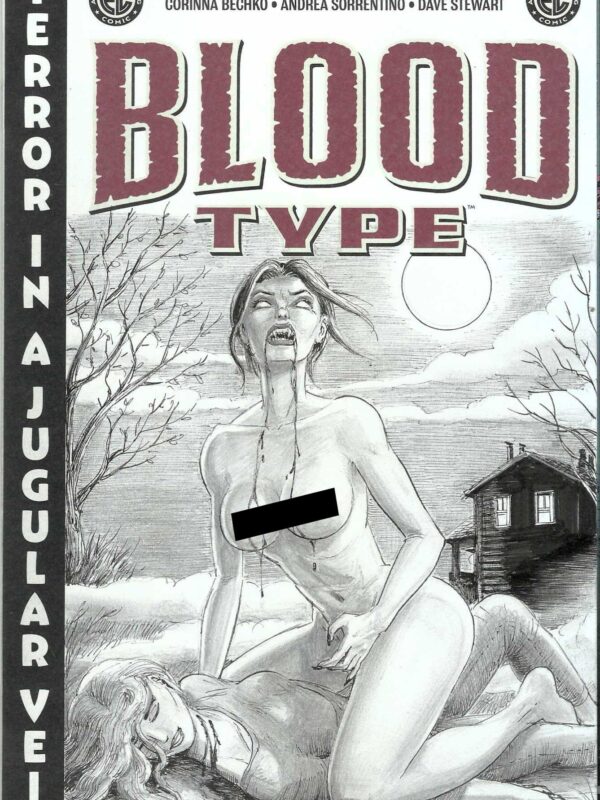Blank cover - Origin of Comics - Blood Type
