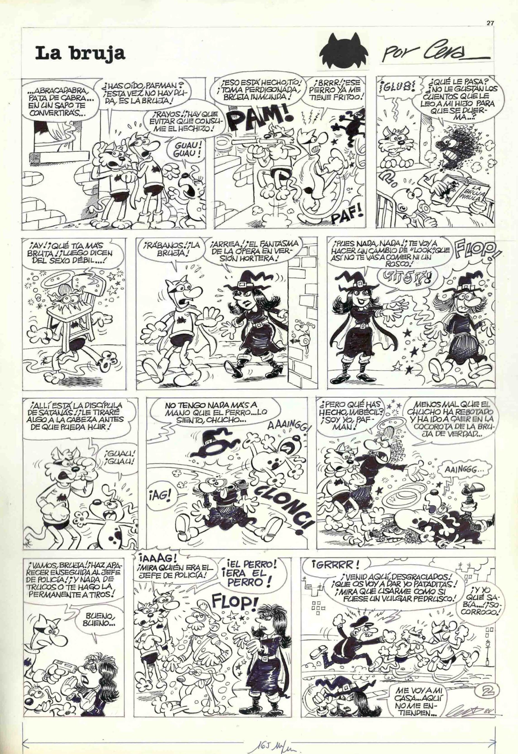 Cera - Origin Of Comics - la Bruja - Mortadelo nº 73