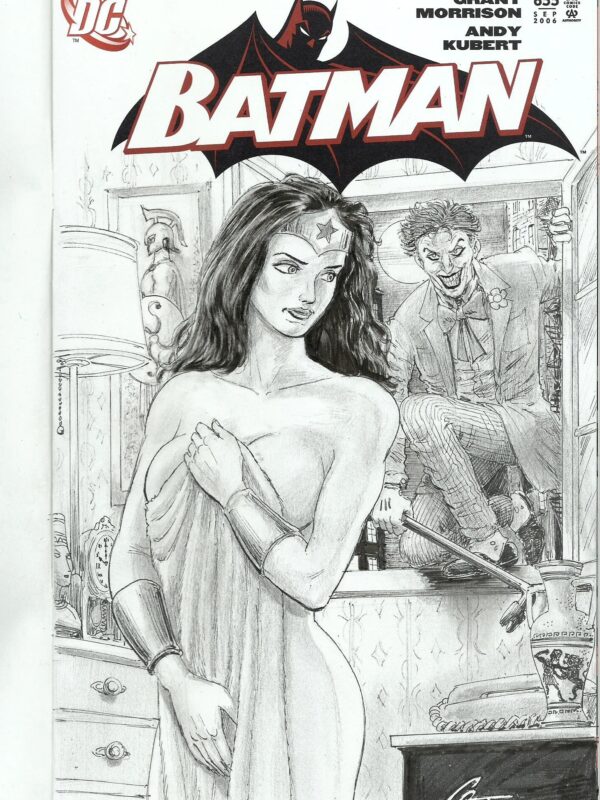 Cera - Origin of Comics - Blank cover Batman #655