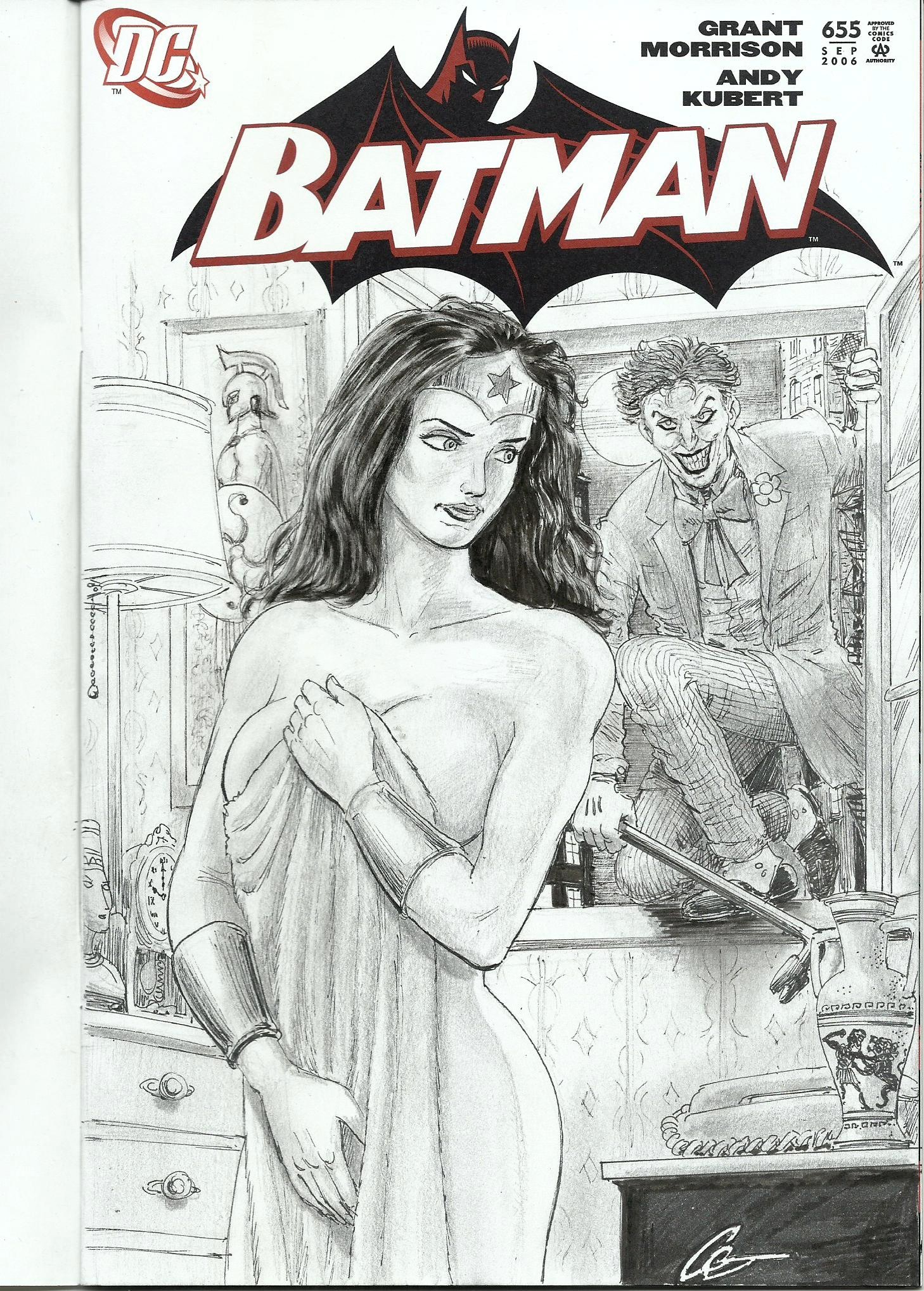 Cera - Origin of Comics - Blank cover Batman #655