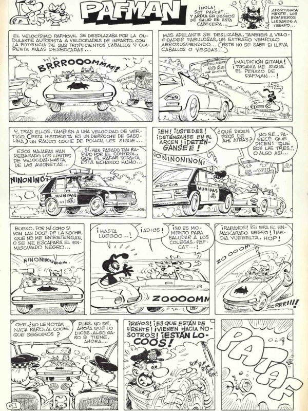 Cera - Origin of Comics - Pafman - Persecución Loca 1