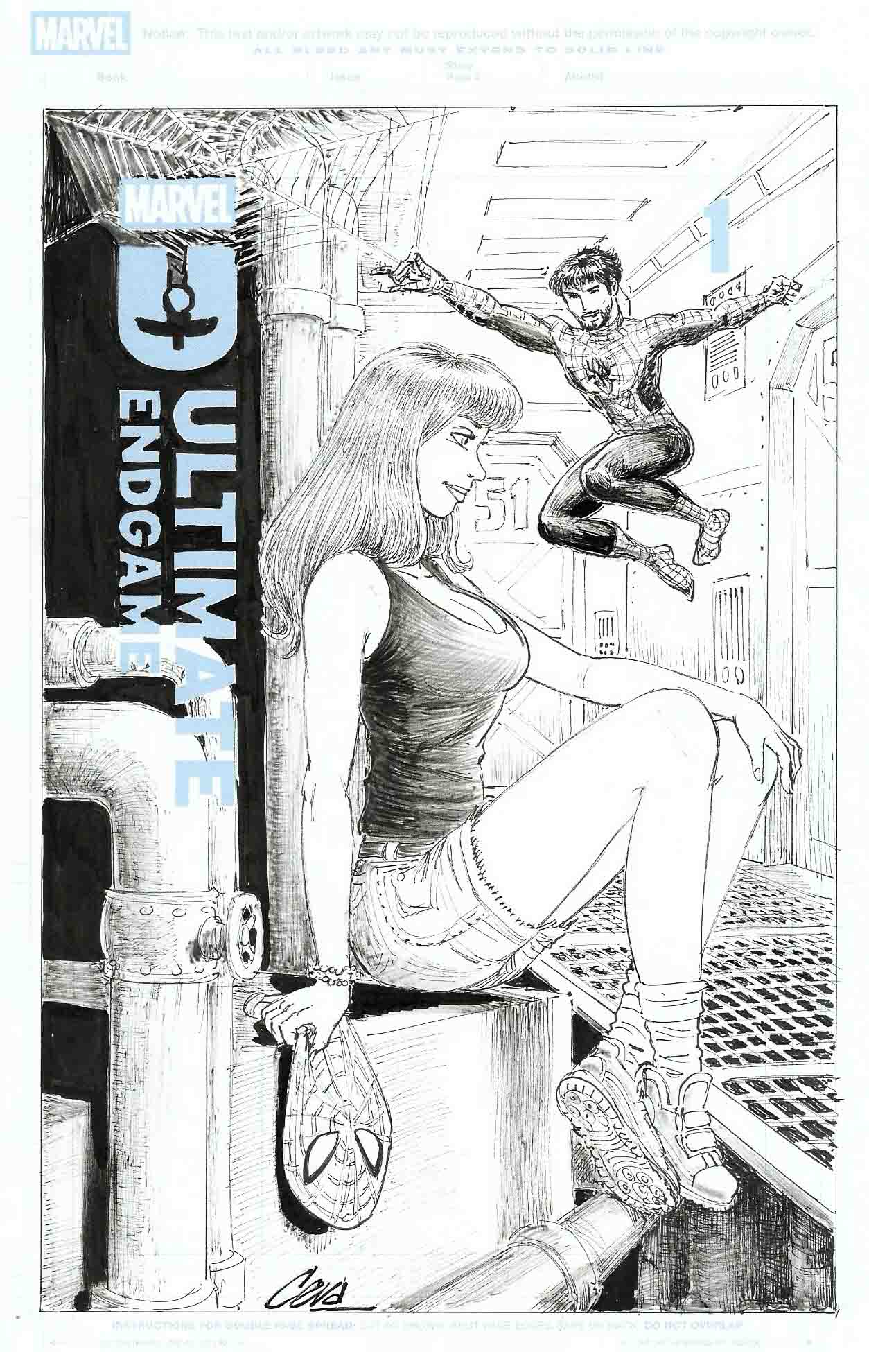 Cera - Origin of Comics - Ultimate Endgame blank cover 1