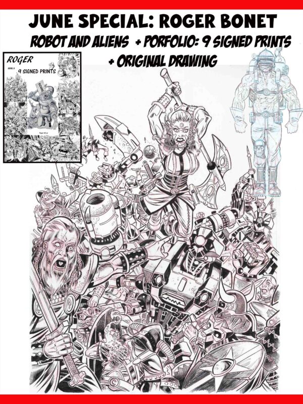 June special - Roger - Origin of Comics - Robot and aliens