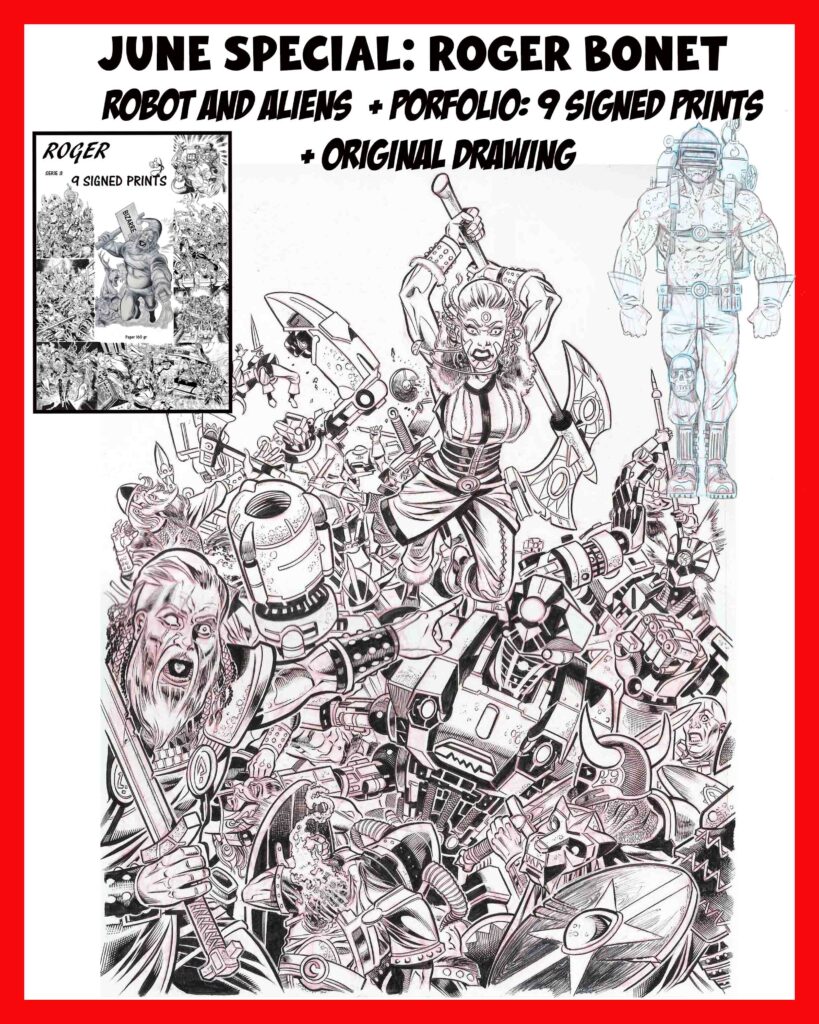 June special - Roger - Origin of Comics - Robot and aliens