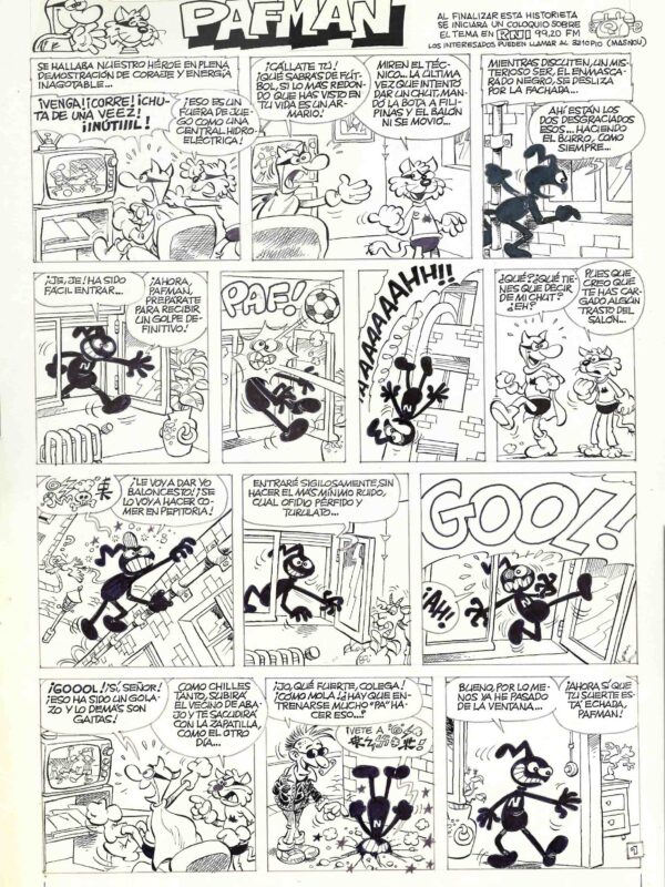 cera - Origin of Comics - El final de la liga #75 Mortadelo