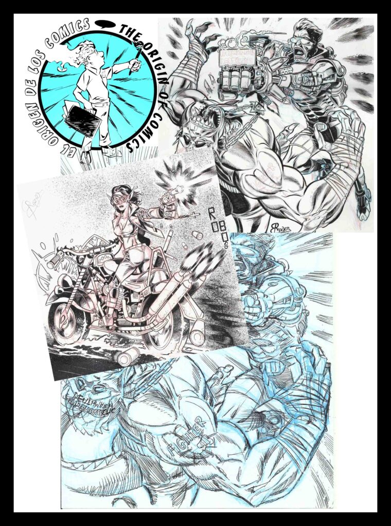 original drawing - cyberpunk - Roger Bonet