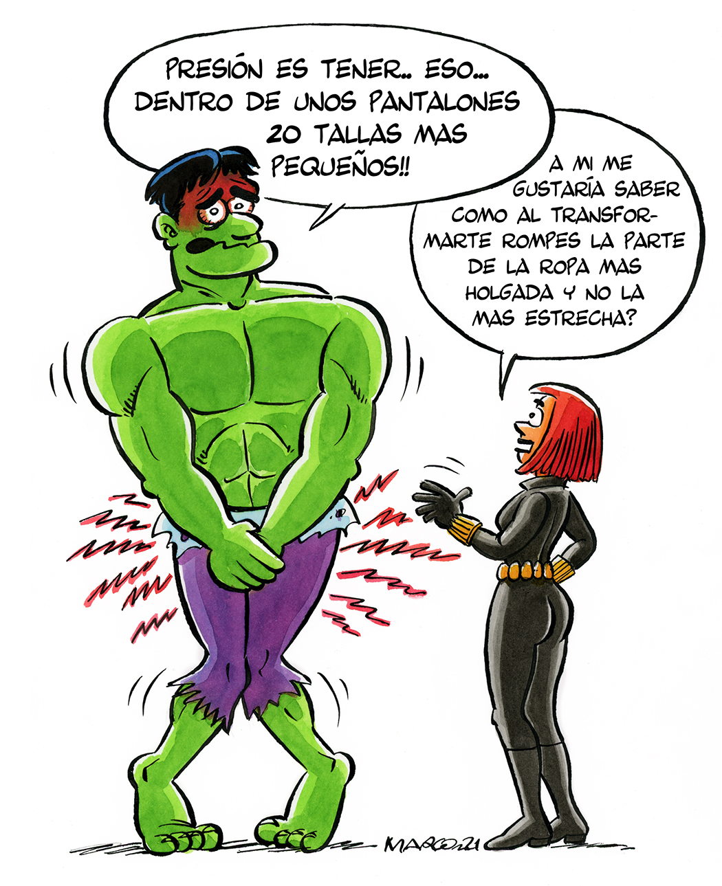 Marco - Origin of Comics - Hulk