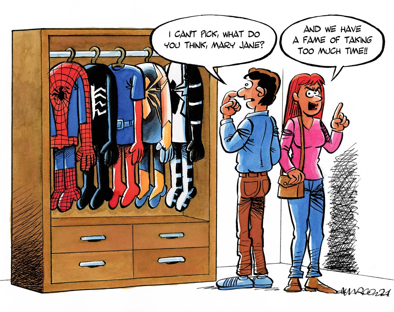 Marco - Origin of Comics - Spiderman