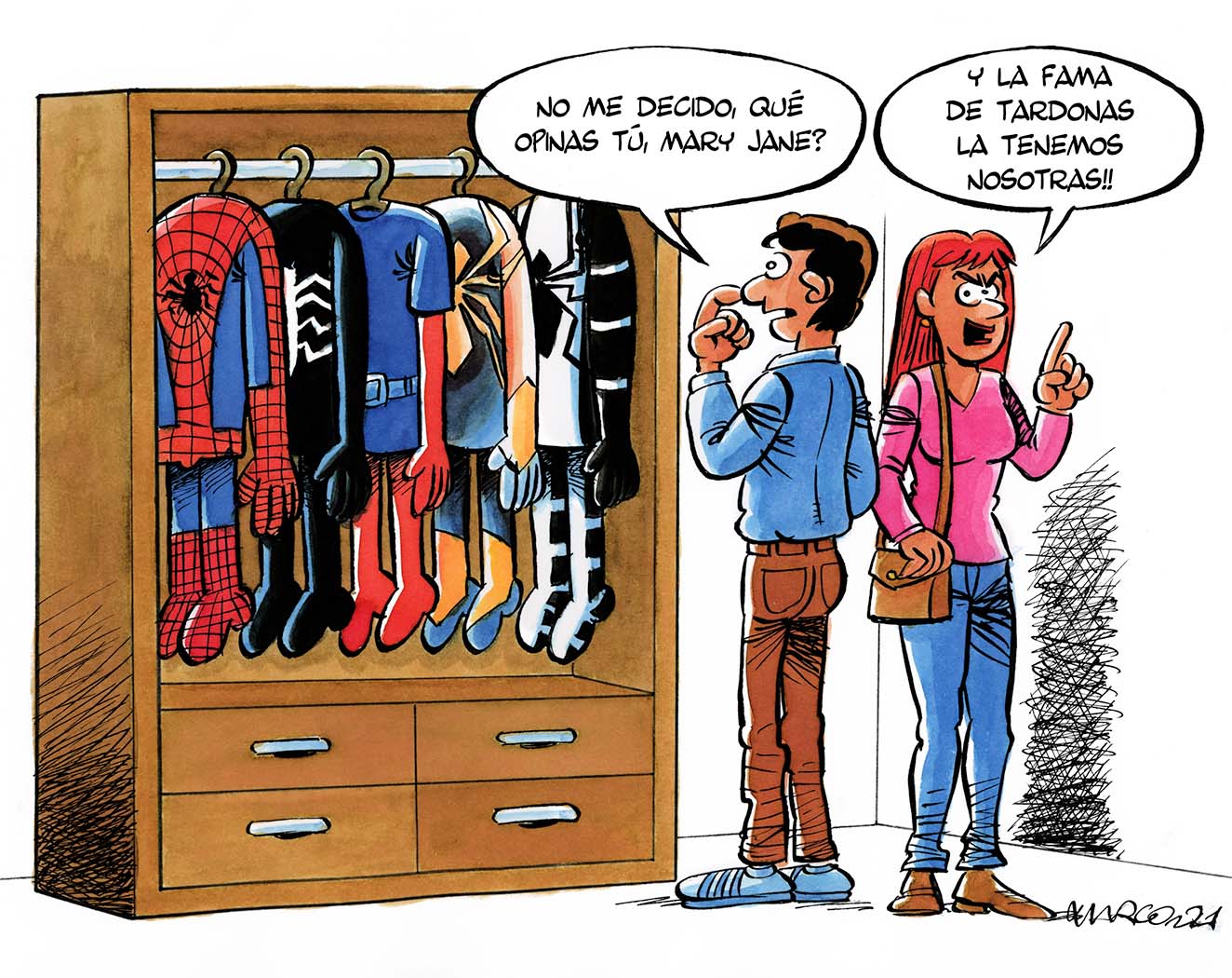 Marco - Origin of Comics - Spiderman