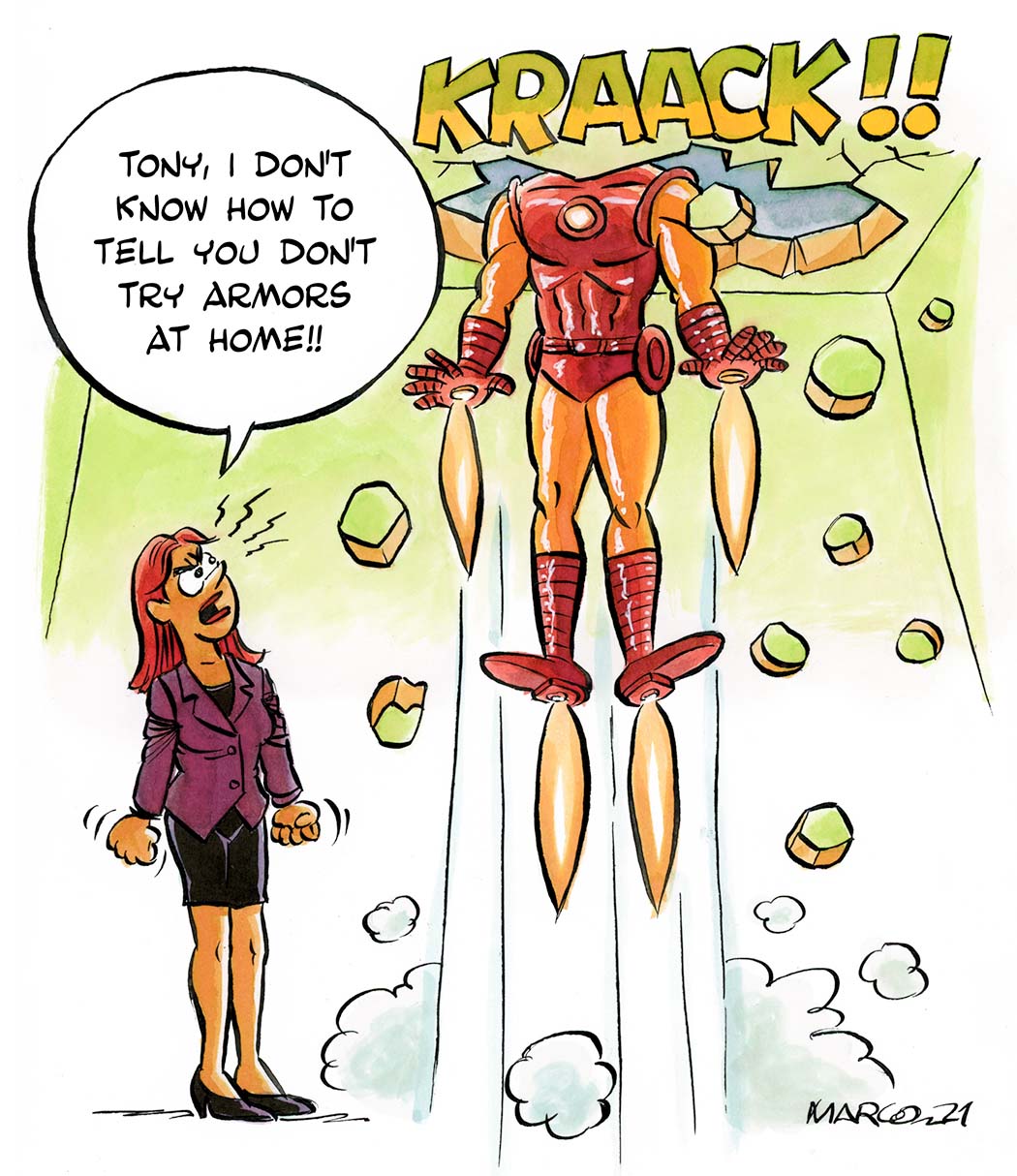Marco - Origin of Comics - Iron Man