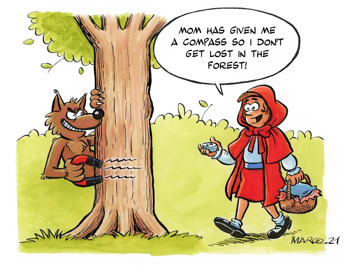 Marco - Origin of Comics - Caperucita Roja