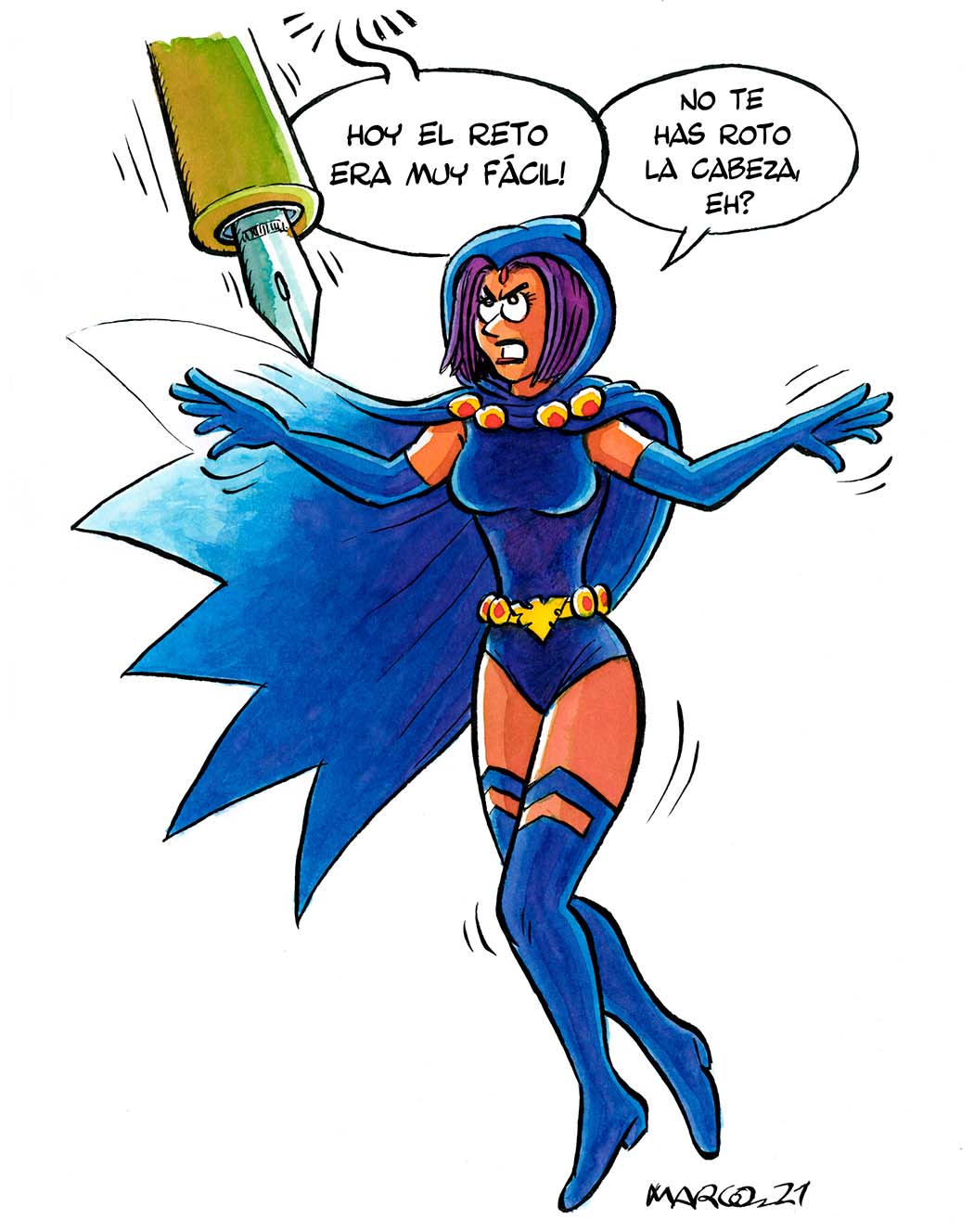 Marco - Origin of Comics - Raven