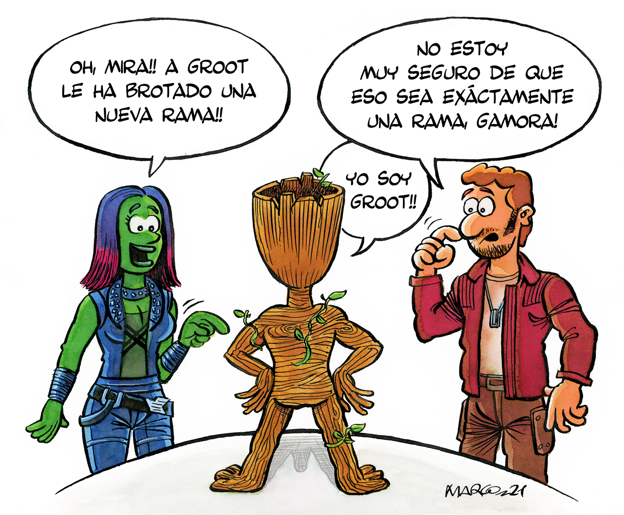 Marco - Origin of Comics - Guardians of the Galaxy