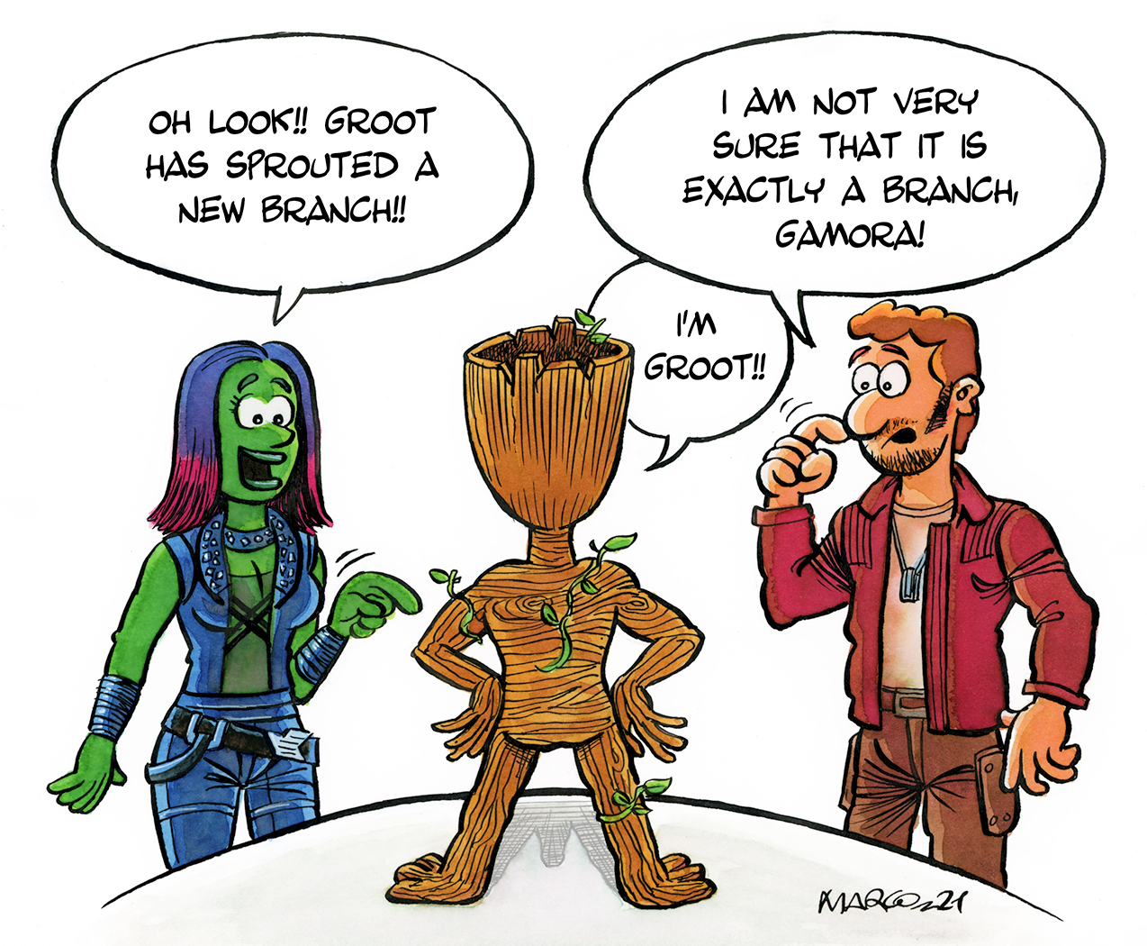 Marco - Origin of Comics - Guardians of the Galaxy