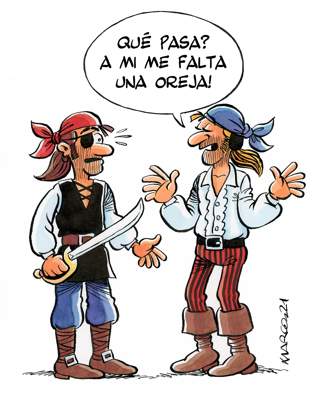 Marco - Origin of Comics - Piratas del Caribe
