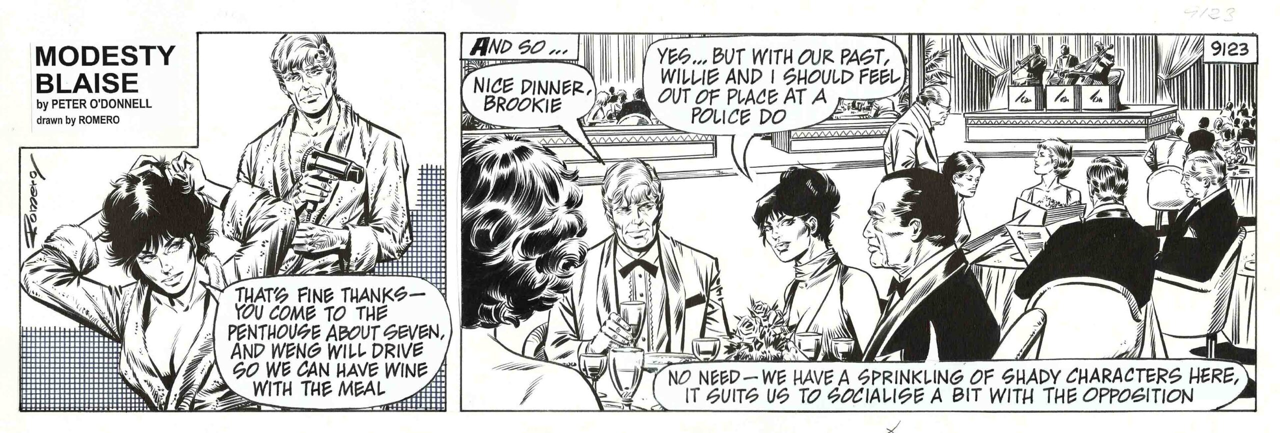 Romero - Origin of Comics - Modesty Blaise #9123