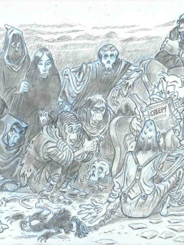 Bernat - Origin of Comics - tribute to Creepy #1