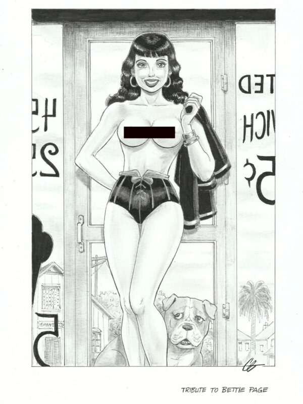 C - Origin of Comics - Bettie Page
