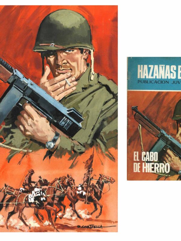 Cortiella - Origin of Comics - Original cover Hazañas Bélicas