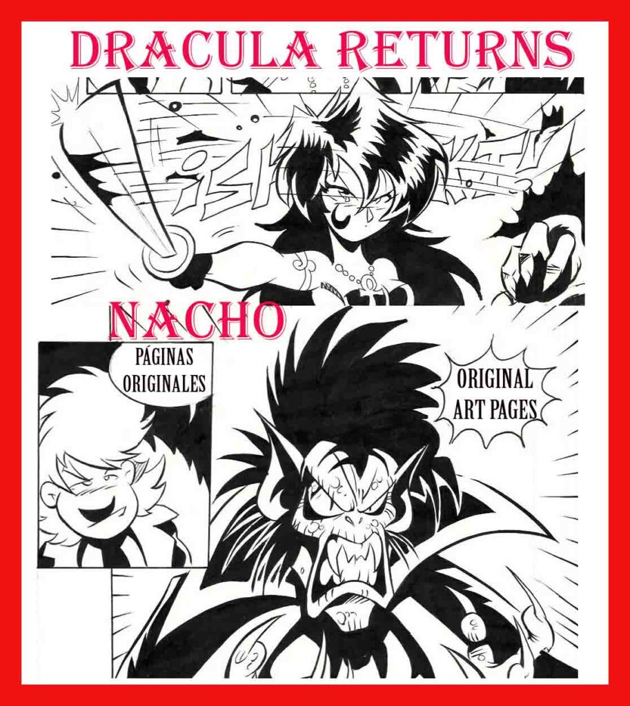 Dracula Returns - Origin of Comics - Nacho