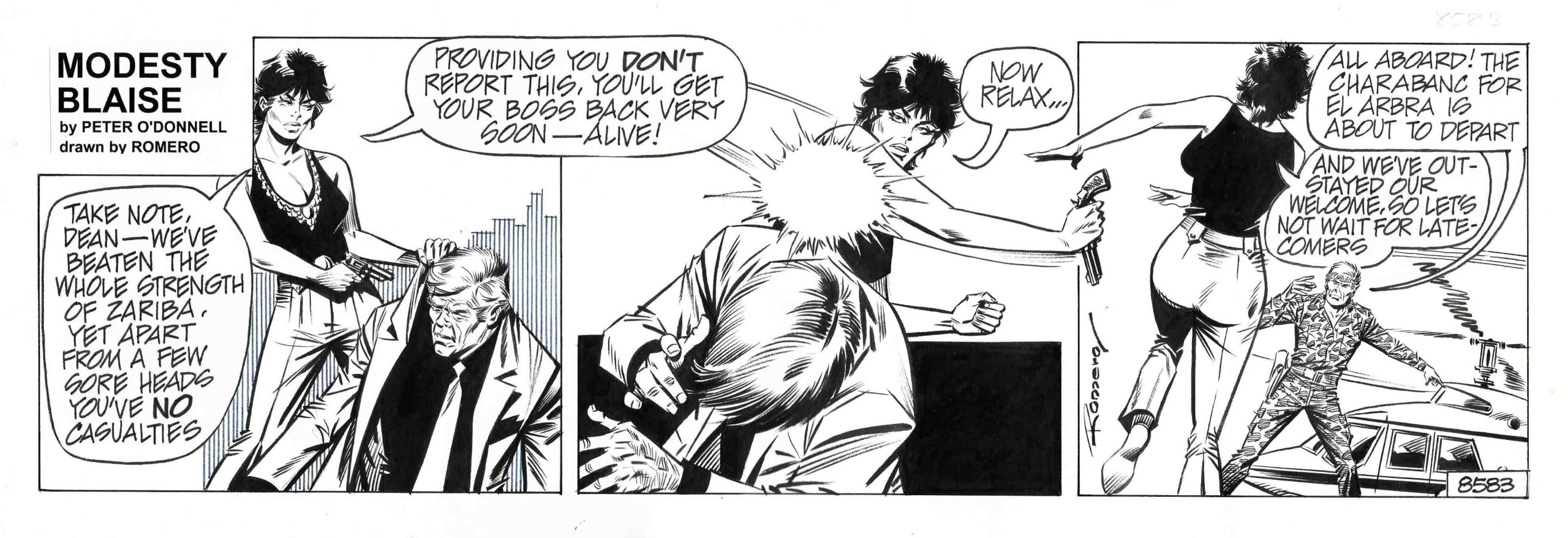 Romero - Origin of Comics - Modesty Blaise #8583