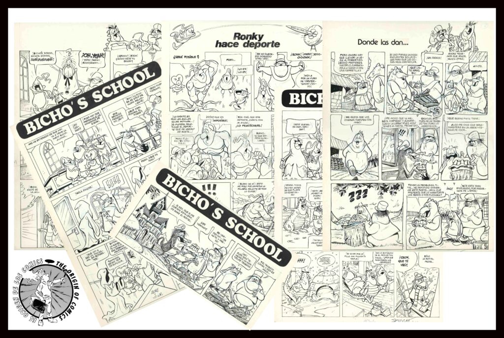 Bichos - paginas originales - Origin of Comics