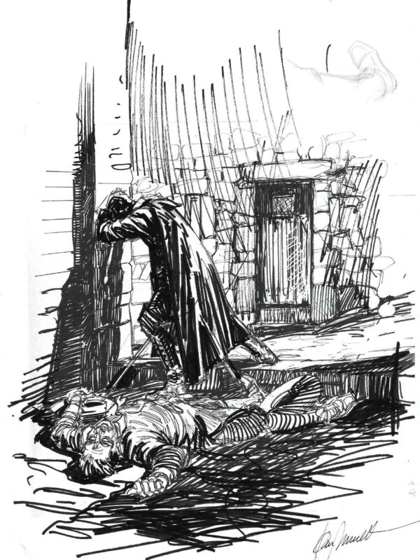 Original drawing - El Capitán Alatriste - Mundet