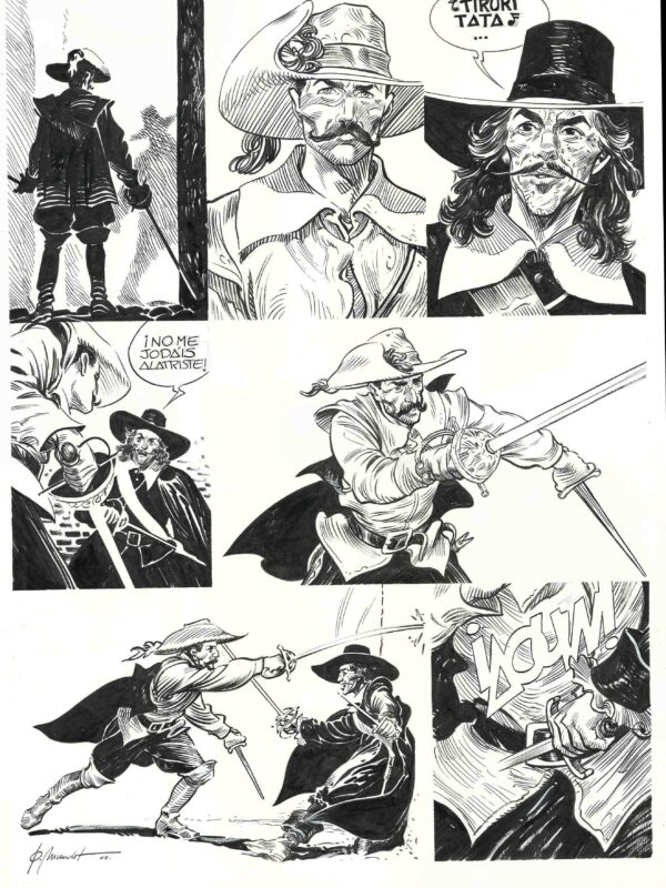 Mundet - Origin of Comics - Capitán Alatriste - Promoción para sello 2022