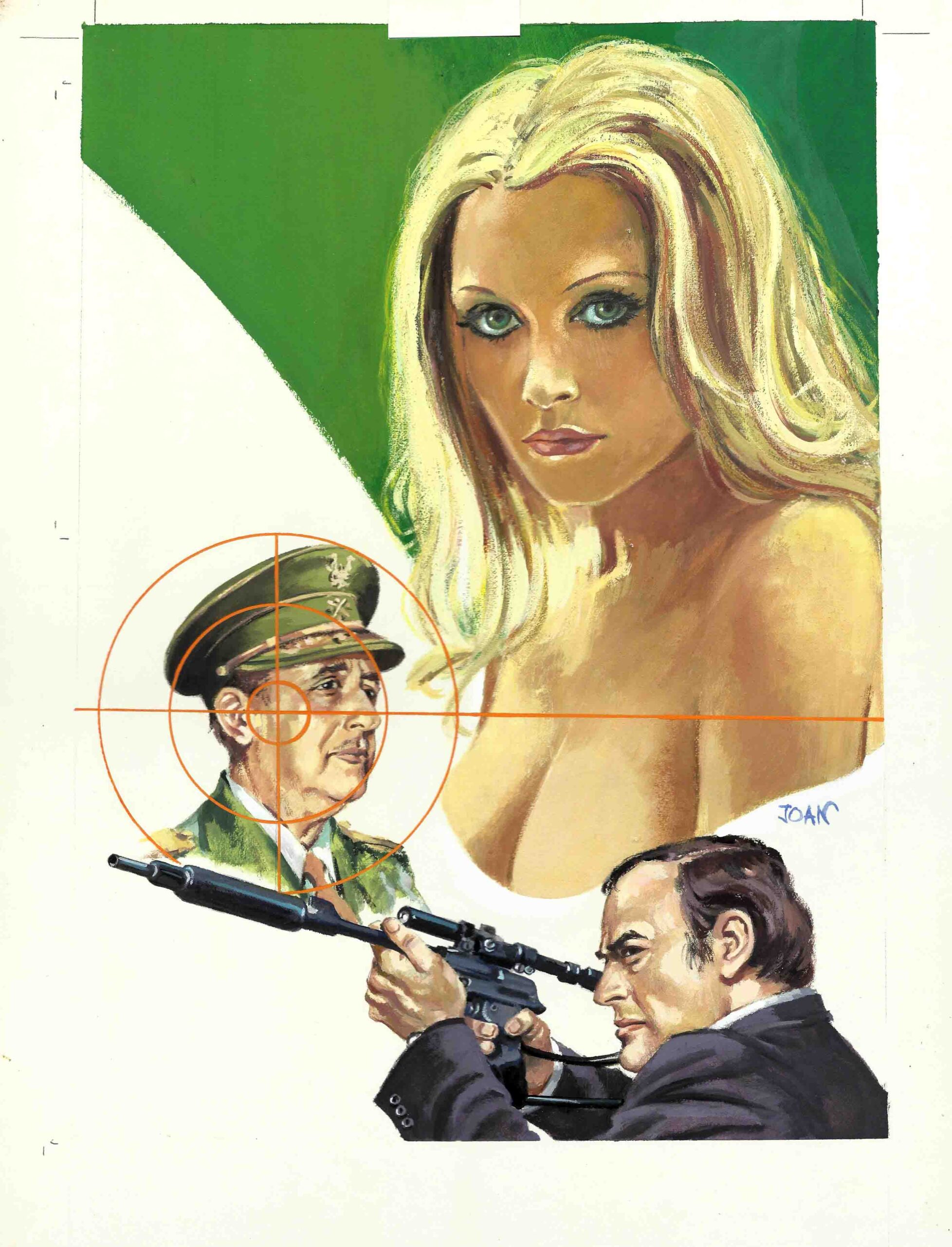 Cortiella - Origin of Comics - Arte original pelicula el Francotirador