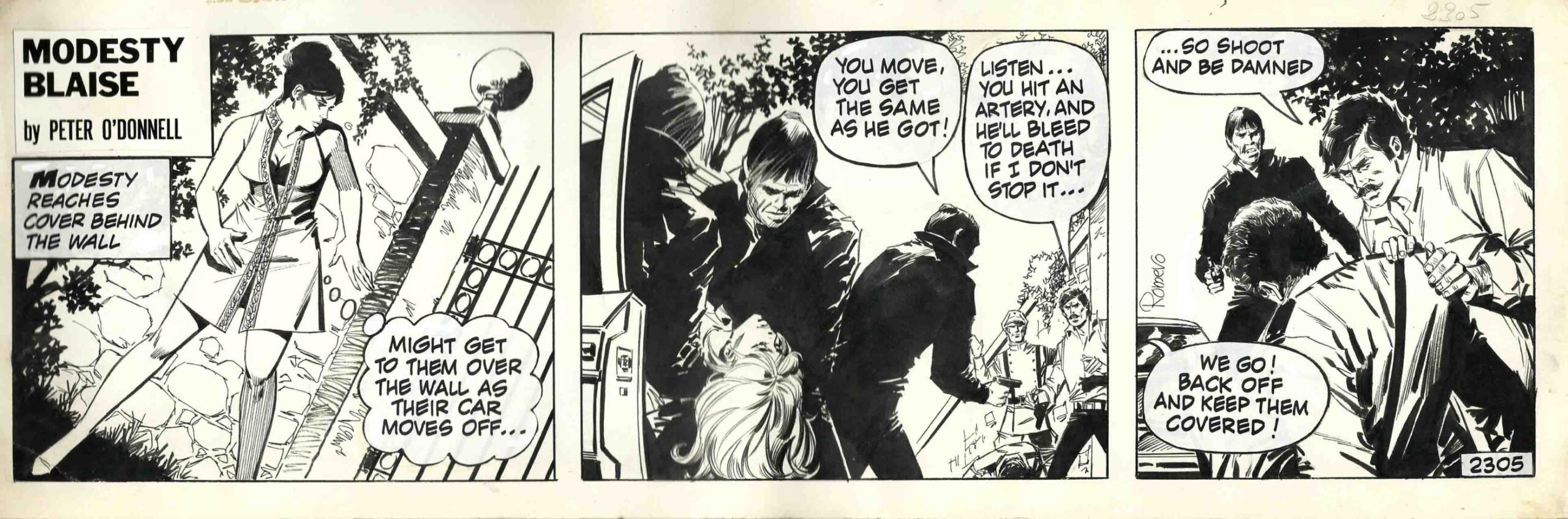 Romero - Origin of Comics - Modesty Blaise #2305